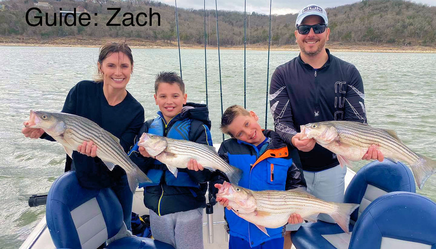Lake Texoma family fishing trips and guides - Dan Barnett & Jacob Orr Guaranteed Guide Service