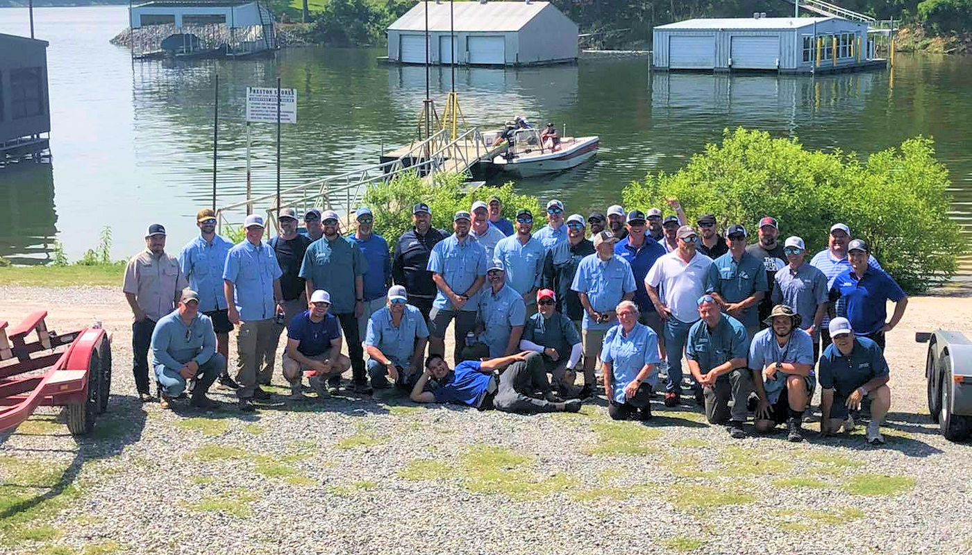 Lake Texoma group fishing trips and guides - Dan Barnett & Jacob Orr Guaranteed Guide Service