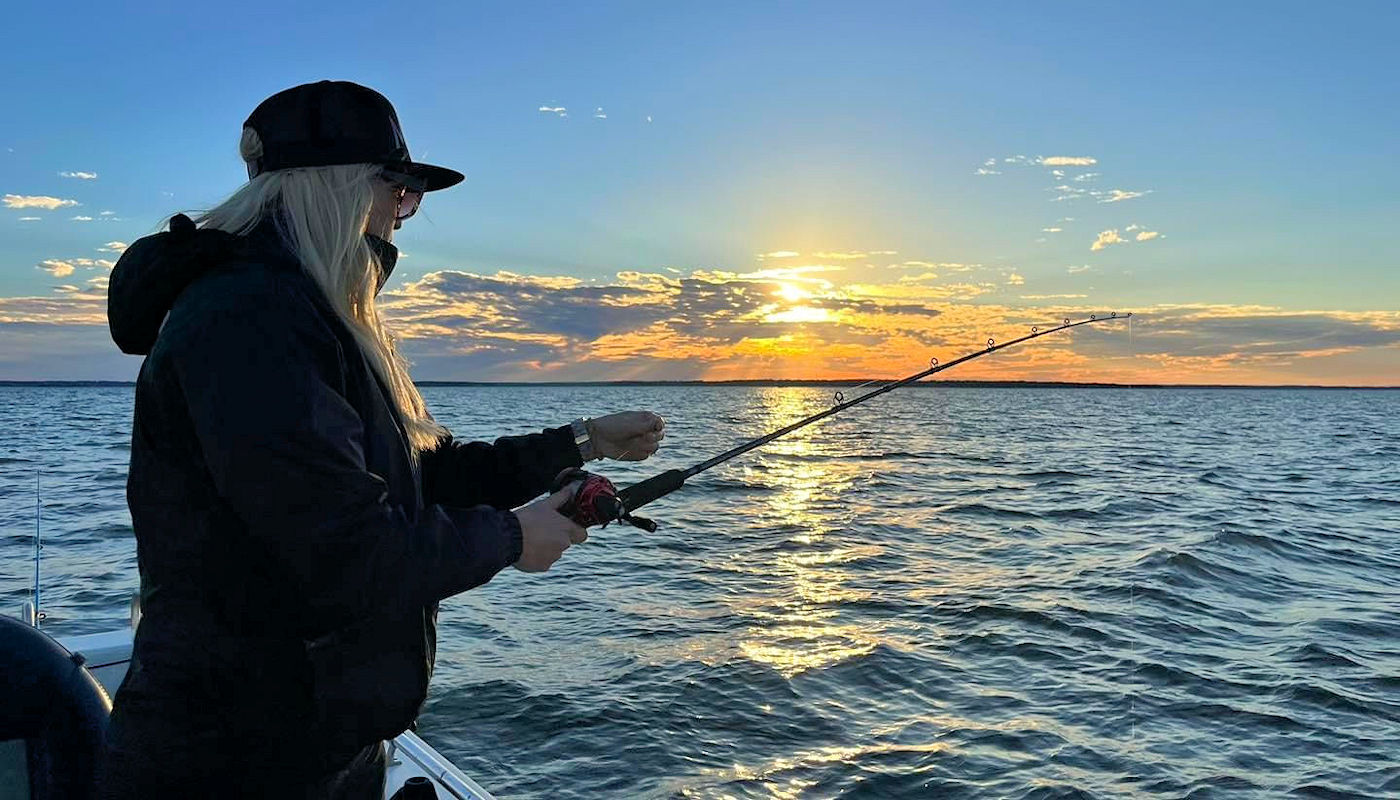 Dan Barnett & Jacob Orr Lake Texoma Guided Ladies Fishing Photos