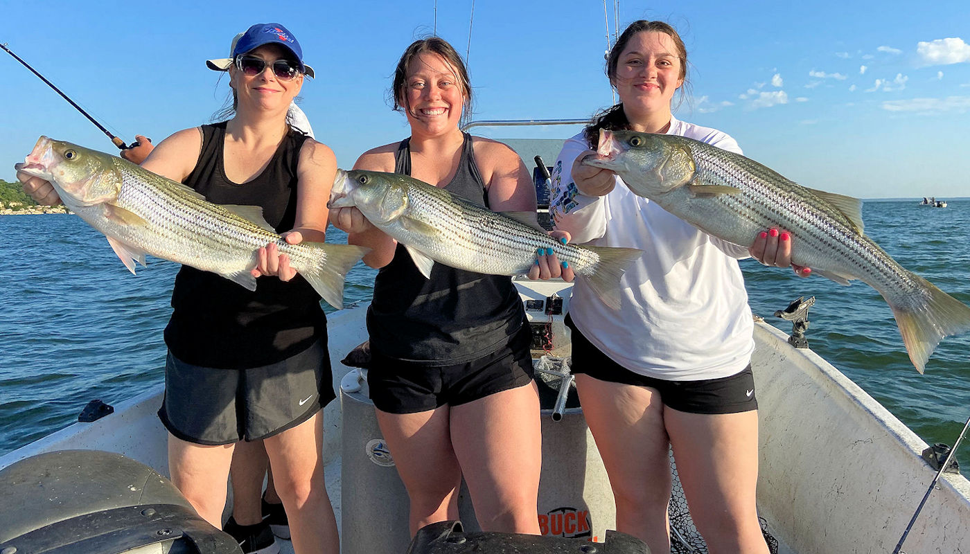 Bachelorette Striper Fishing Escape Package from Jacob Orr's Guaranteed Guide Service