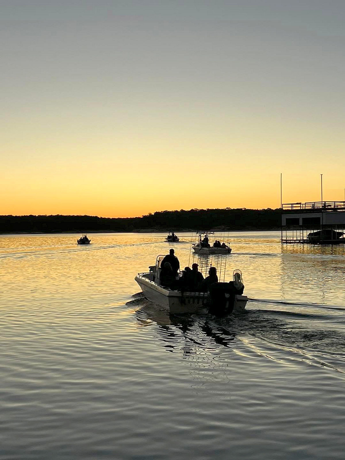 Fishing Dawn Patrol on Lake Texoma with Jacob Orr's Guaranteed Guide Service